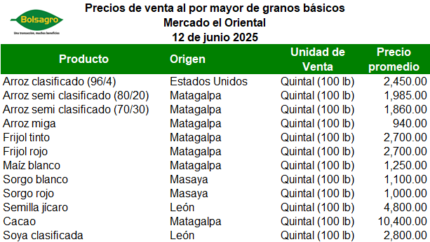 MAYORISTA 12 DE JUNIO 2025